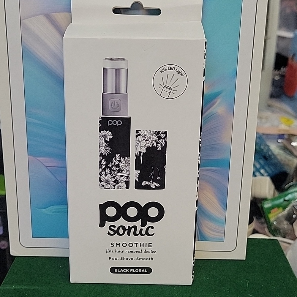Pop Sonic Smoothie Facial Hair Remover - Black Floral
